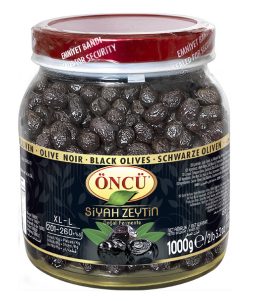 Oncu Black Olives XL 1000g