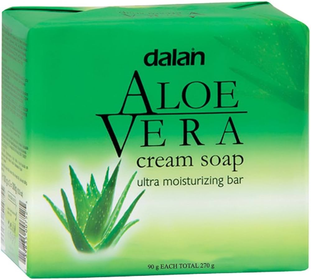 DALAN CREAM SOAP ULTRA MOISTURIZING W/ ALOE VERA 3x90g