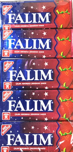 FALIM 5 PACK STRAWBERRY GUM 7GR x 20 X18