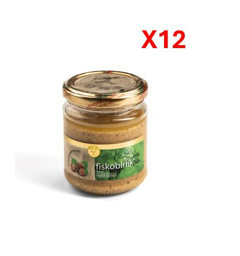 FISKOBIRLIK HEZALNUT PASTE WITH SUGAR 180GR*12