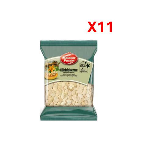 Malatya Pazari Double Roasted Pumpkin Seeds (Lady finger) 180gr x 11pcs