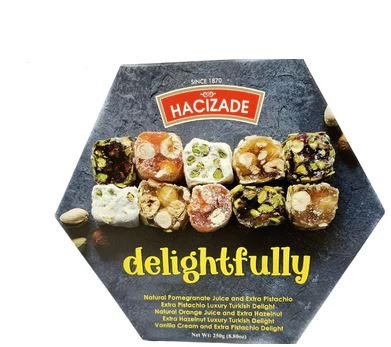 HACIZADE TURKISH DELIGHT ASSSORTED DELIGHFULLY 454g