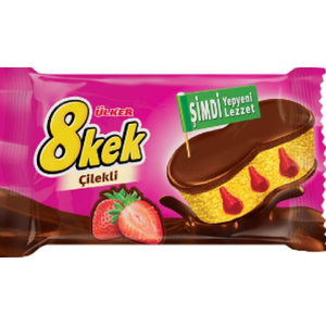 ULKER 8 CAKE WITH STRAWBERRY 55G