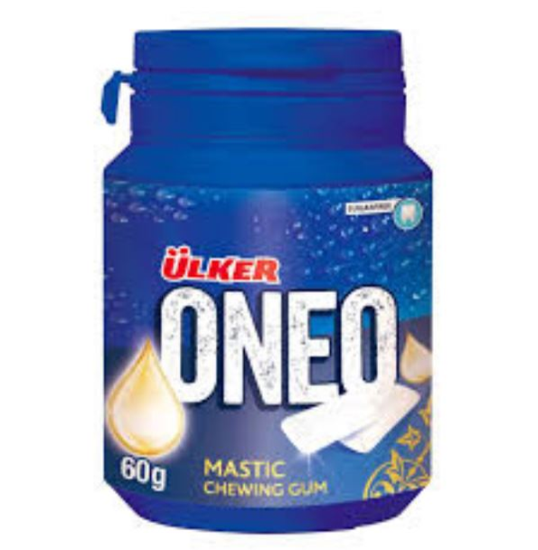 ULKER ONEO BOTTLE GUM MASTIC GUM 60 GR