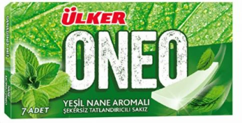 ULKER ONEO SLIMS GREEN MINT 14G