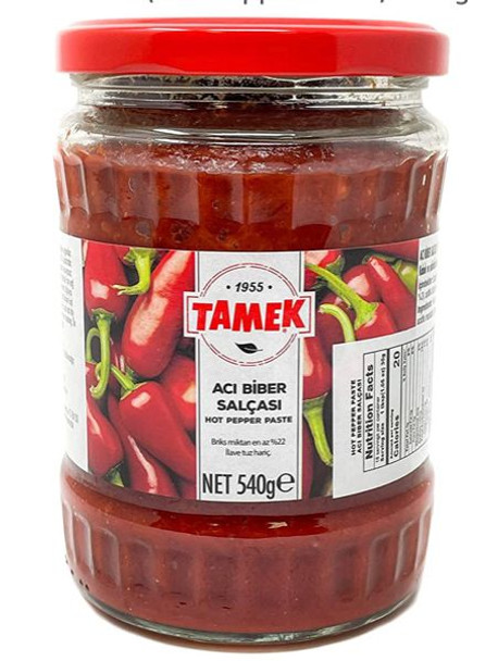 Tamek Hot Pepper Paste 540gr