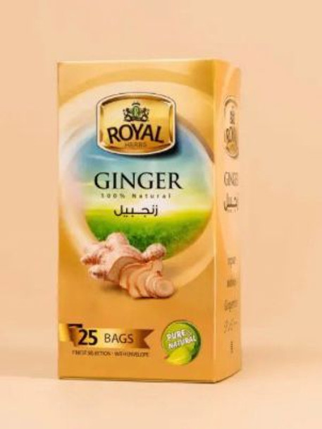 Royal Herbs Ginger Tea (25 tea bags)