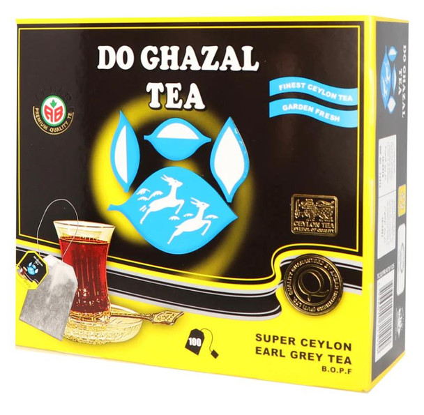 Do Ghazal Super Ceylon Earl Grey Tea (100 Tea bags)