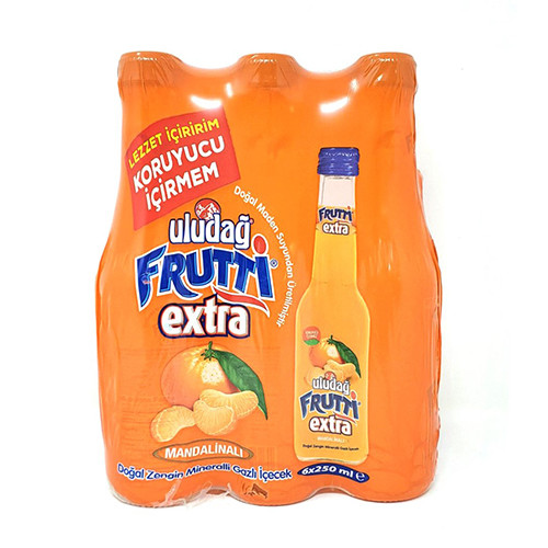 Uludag Frutti Extra Tangerine 250ml-6 pack