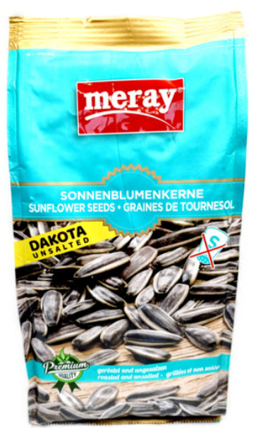 Meray Dakota Unsalted Sunflower Seeds 250gr