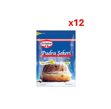 DR OETKER POWDERED SUGAR BOX 150g x 12