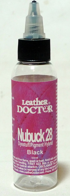 Nubuck Translucent Hybrid Staining Dye (Nubuck 28) by Leather Doctor® is a professional translucent dyestuff designed for fine airbrush refinishing of nubuck leather.