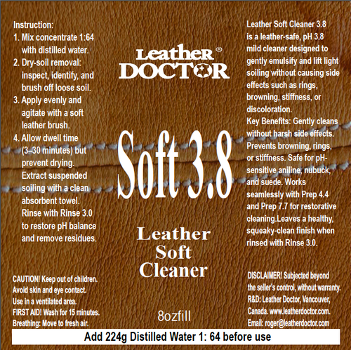 Leather Soft Cleaner 3.8