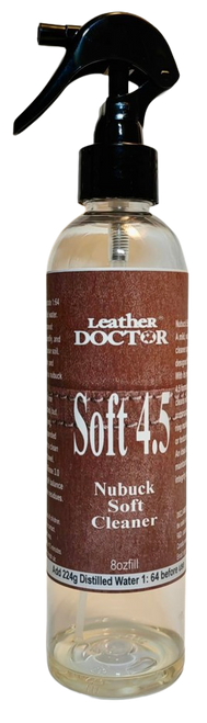 Nubuck Cleaner 3.7 by Leather Doctor is an all-purpose universal mild cleaner without the potential side effects associated with rings and browning for Nubuck.