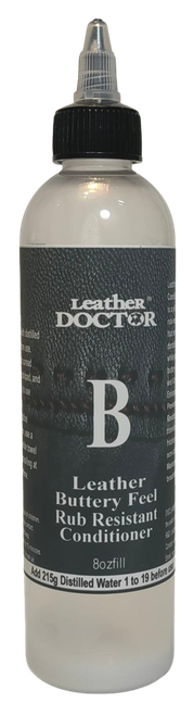 Leather Conditioner 3.2 (Conditioner 3.2) by Leather Doctor® is a Leather-Safe™ pH-balanced, (3.2) buttery feel, non-yellowing, non-stick, rub-resistant conditioner scientifically formulated to enhance durability, prevent friction wear, and protect all smooth leather surfaces. 8ozfill