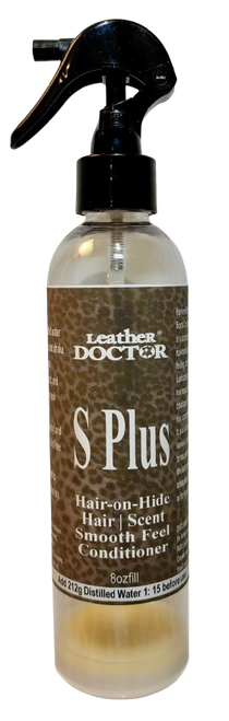 Hair-on-Hide Smooth Feel Scent Conditioner S Plus by Leather Doctor® is a scented, nonstick, rub-resistant, soft, smooth-feeling conditioner that lubricates and increases hair resistance to rubbing breakage.