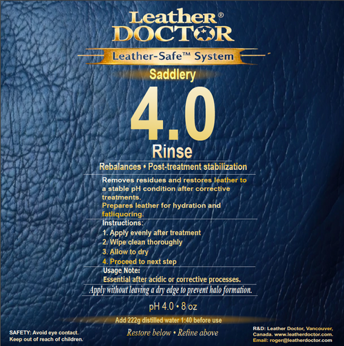 saddlery rinse 4.0