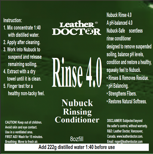 Nubuck Rinse 4.0