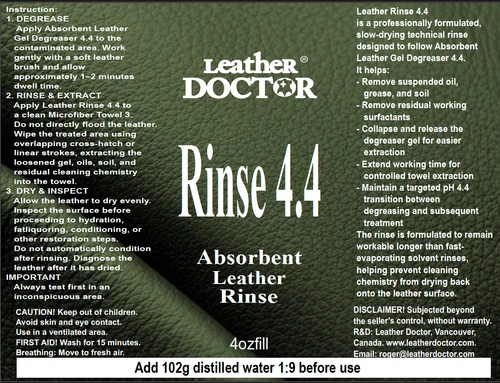 Leather Rinse 4.4