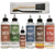 Aniline Leather Deep Cleaner, Conditioner and Protector Kit A3 by Leather Doctor performs cleaning, rinsing, hydrating, conditioning, and protection systems of care during a leather's lifetime. (With scentless Protector B).