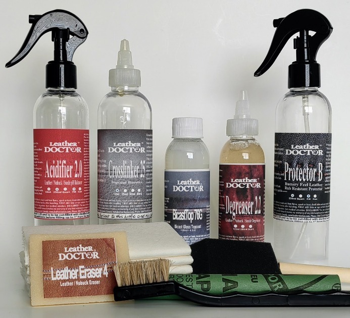 Bicast Leather Sticky Topcoat Refinishing Kit B7