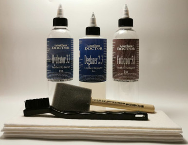 Leather Deglazer, Hydrator and Fatliquor Kit Z2 | Leather Doctor®