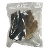 Natural Cow Ear with Hair 4 Pack Peggable Bag with UPC