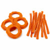 Turkey Tendon Power Wing - Strips and Rings 8 oz Bags 15 Strips 15 Rings per Display
