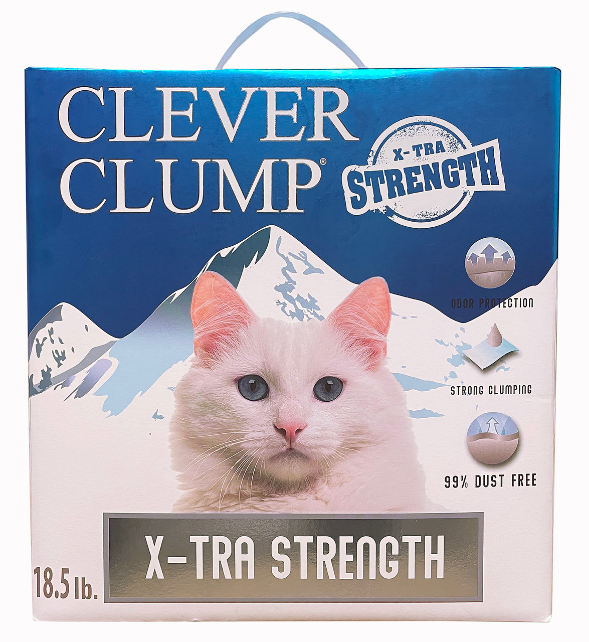 Clever Clump Bentonite Boxed Cat Litter 18.5 Pounds