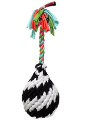 Large  Super Scooch Squeak Rope R Ball 11 Inch