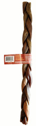 12 Inch BRAIDED CS Deluxe Collagen Stick with Cigar Band