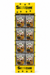 Turkey Tendon Power Wing - Strips and Rings 8 oz Bags 15 Strips 15 Rings per Display