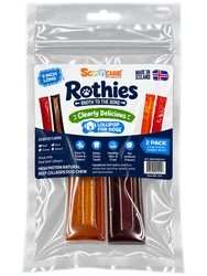 Rothies Scoochie 5" 2 Pk Broth To The Bone Clear Collagen Chew