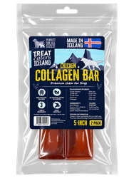 Treateaters 5 Inch Chicken Collagen Bar 2 Pack