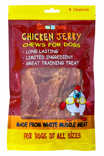 4 Ounce Chicken Jerky in Pegable Bag Retail