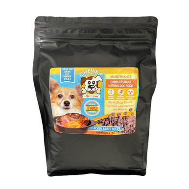 Chewka Dry Dog Food 2 Pound Bag Retail