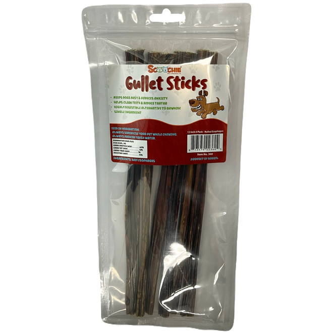 12 Inch Rolled Esophagus 6 Pack