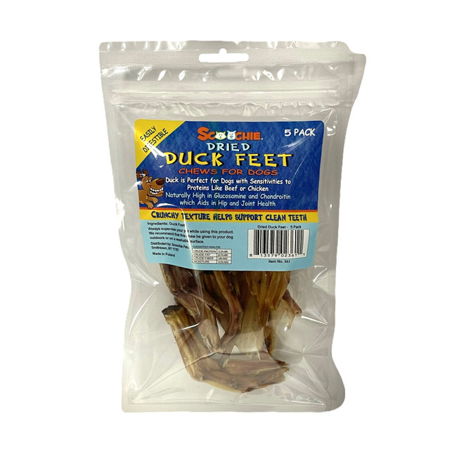 Dried Duck Feet 5 Pack