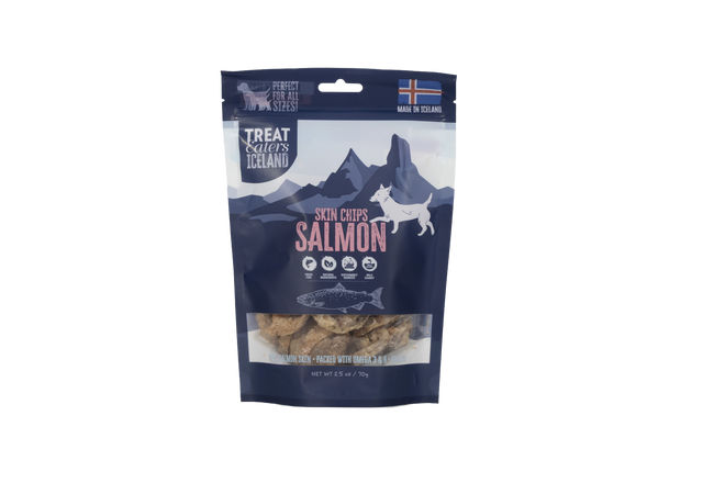 Salmon Skin Chips 2.5 oz Bag
