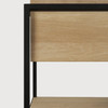 Ethnicraft Oak & Black Monolit Console