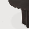 Ethnicraft Mahogany Roller Max Dark Brown Dining Table