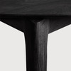 Ethnicraft Bok Round Extending Oak Dining Table - Black