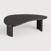 Ethnicraft Mahogany Dark Brown Boomerang Desk