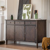 Traditional Dark Wood Sideboard 170 cm Madison