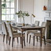 Traditional Dark Wood Dining Chairs Madison (Set of 2)