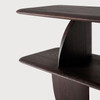 Ethnicraft Shelving Console Dark Brown - Geometric