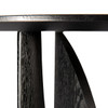 Ethnicraft Oak Geometric Side Table