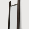 Ethnicraft Mahogany PI Dark Brown Floor Mirror