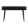 Black Wooden Console Table - Barbier Retro