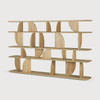 Ethnicraft Oak Geometric Shelving Unit